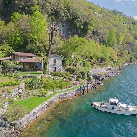 The Writer'S Nest Waterfront Villa By Rent All Como Faggeto Lario Exterior photo