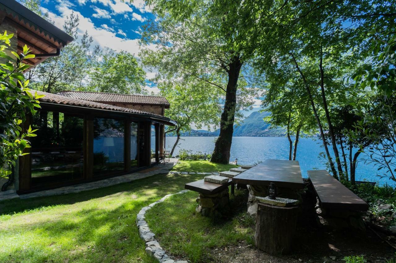 The Writer'S Nest Waterfront Villa By Rent All Como Faggeto Lario Exterior photo