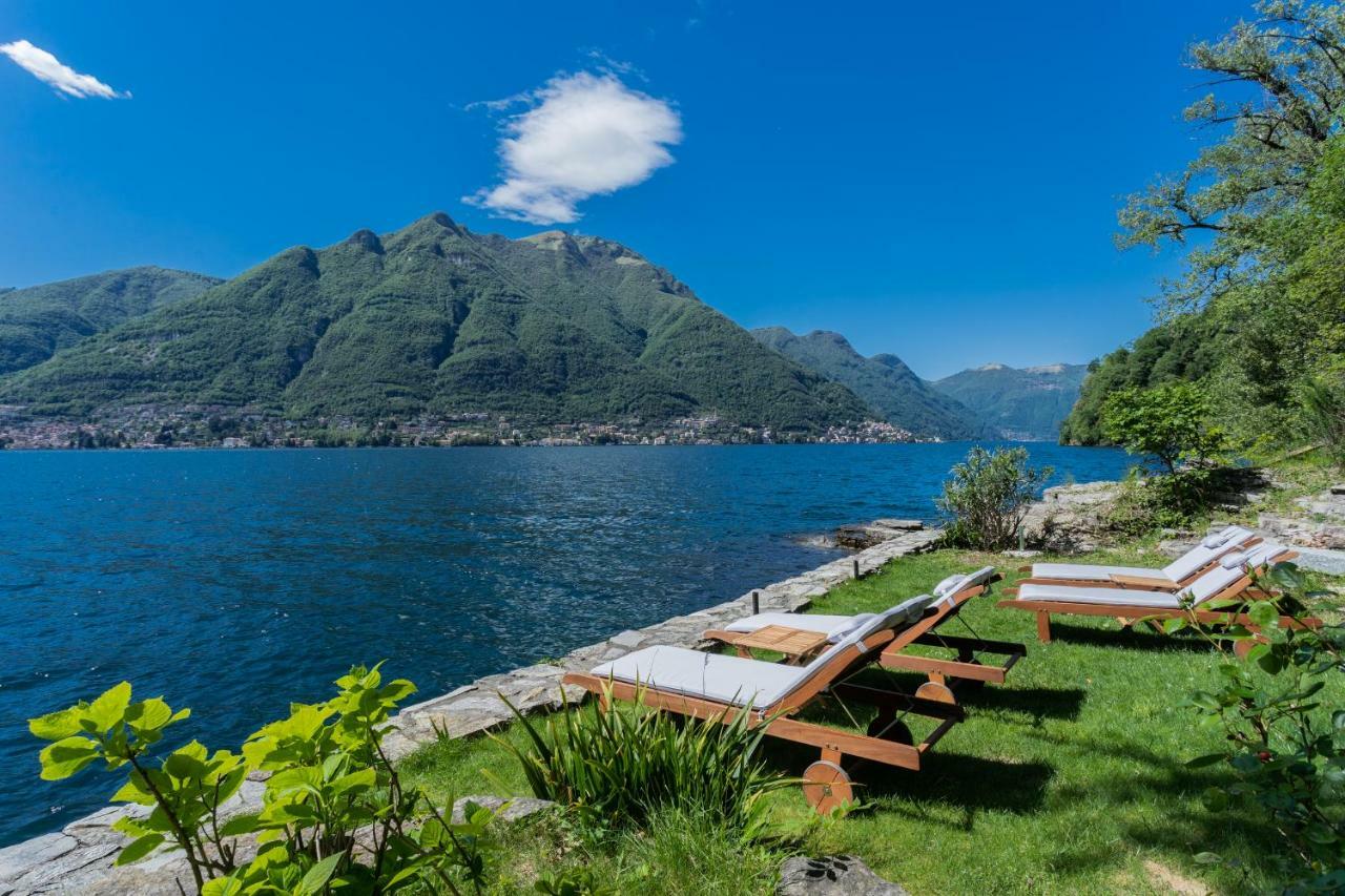 The Writer'S Nest Waterfront Villa By Rent All Como Faggeto Lario Exterior photo