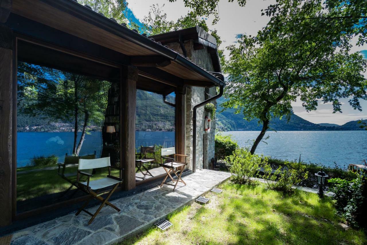 The Writer'S Nest Waterfront Villa By Rent All Como Faggeto Lario Exterior photo